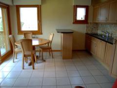 Appt. C3 Les Aiguilles Blanches - The kitchen and dining area