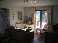 Chalet Ambroise - The living room in the gite/apartment
