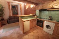 Appt. Beradis - The kitchen and living area