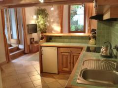 Appt. Beradis - The kitchen and doors to balcony