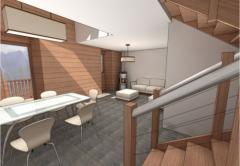Appt. Chalet Cendré, 3 - Apartment 3, living space (1)