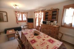 Appt. La Cressoua #6 - The dining area through to sitting area