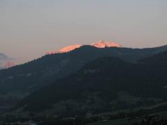 Appt. Les Edelweiss - Sunset on Mont Blanc