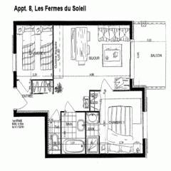 Appt. Les Fermes du Soleil, 8 - 
