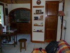 Apartment La Villaz - Living area through to kitchen