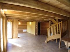 Demi-Chalet Bellevaux - The main living area