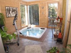 Chalet Warens - The jacuzzi room