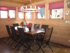 Chalet Warens - The dining area