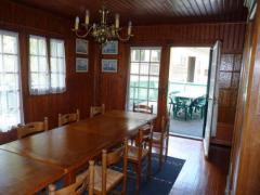 Chalet Capricorne - The dining room and terrace