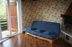 Chalet de Cercle - Apartment 1, living room and balcony