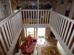 Chalet des Champs - The mezzanine gallery
