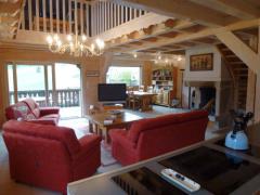 Chalet des Champs - The living room (2)