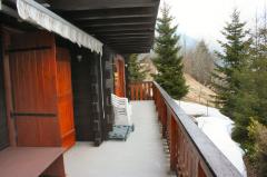 Chalet Dents du Midi - The balcony