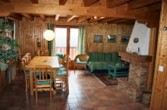 Chalet Dents du Midi - The living/dining room (1)