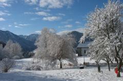 Chalet des Etoiles - The garden in winter