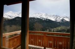 Chalet de Veroce - View from living room balcony