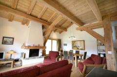 Chalet de Veroce - The living room (1)