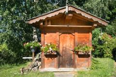 Chalet du Cret - The mazot in the garden
