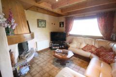 Chalet du Cret - The lounge and fireplace