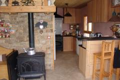 Chalet La Couaz - The kitchen, furnished