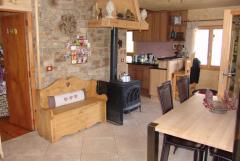 Chalet La Couaz - The living room, furnished