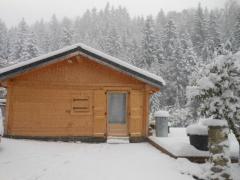 Chalet La Villaz - The guest accommodation, in winter
