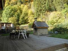 Chalet La Villaz - The terrace and garden