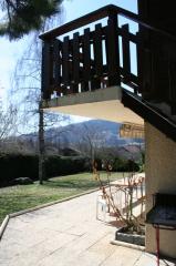 Chalet Le Vernay - Balcony, terrace and garden