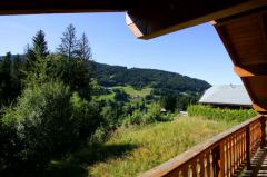 Chalet les Mûres - View from bedroom balcony