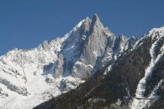 Chalet Sapin - View, Dru and the Aiguilles Vertes