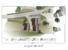 Appt. Les Chalets des Frasses, B3 - Land plan of the development