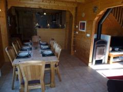 Chalet Virage - The open plan living space