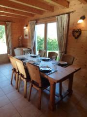 Chalet Virage - The dining area