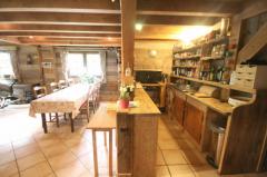 Auberge du Chalezan - The kitchen in the main chalet