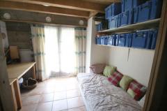 Auberge du Chalezan - The bedroom/study (middle floor)
