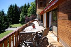 Chalet Chamois - The balcony