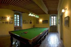 Château du Bérouze - The billiard room