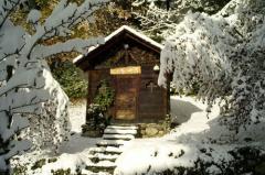 Domaine Les Chavants - The outside of the sauna