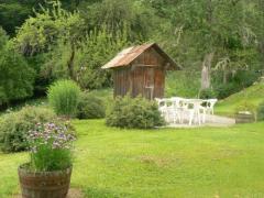 Ferme La Cherrire - Second terrace area in the garden