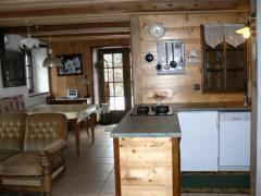 Ferme La Cherrire - Kitchen and living room