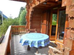 Chalet Croc Blanc - The balcony