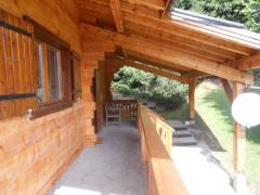 Chalet Croc Blanc - The east balcony