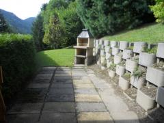 Chalet Croc Blanc - The BBQ terrace