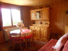 Chalet Croc Blanc - The apartment living area