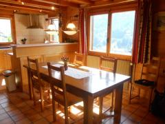 Chalet Croc Blanc - The dining area