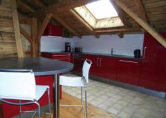 Ferme de Cupelin - The kitchen in the apartment