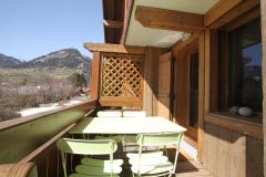 Chalet Cassioz - The balcony