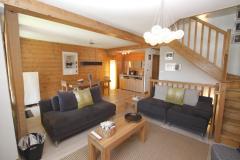 Chalet Cassioz - The living room