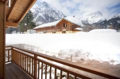 Demi-Chalet Pixo - View from the balcony (2)