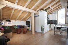 Demi-Chalet Pixo - The living space